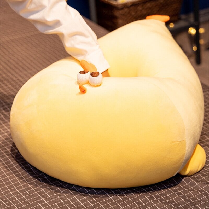 Jaba the Chonky Yellow Chicken Plushie – Kawaii Dream