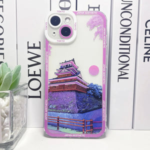Japanese Aesthetic Temple Castles Osaka Tokyo iPhone Case-Kawaii Dream