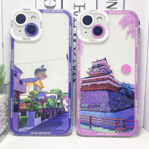 Japanese Aesthetic Temple Castles Osaka Tokyo iPhone Case-Kawaii Dream