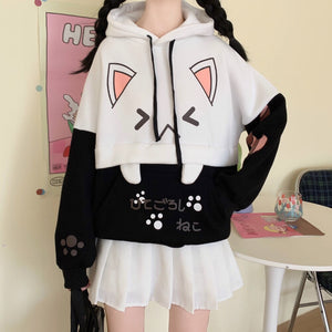 Japanese Anime Cat Hoodie-Kawaii Dream