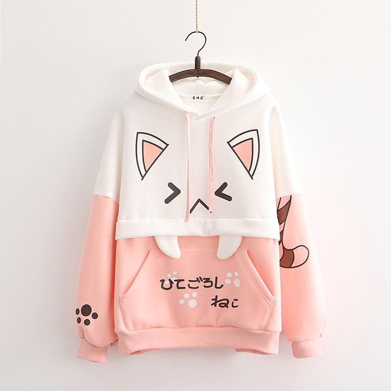 Japanese Anime Cat Hoodie-Kawaii Dream