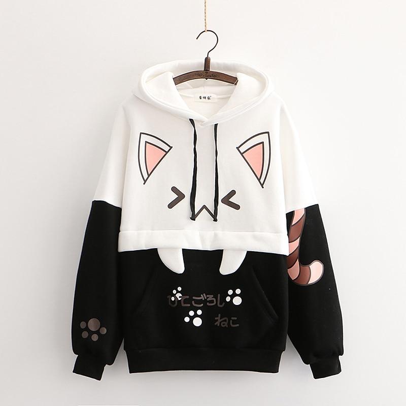 Japanese Anime Cat Hoodie-Kawaii Dream