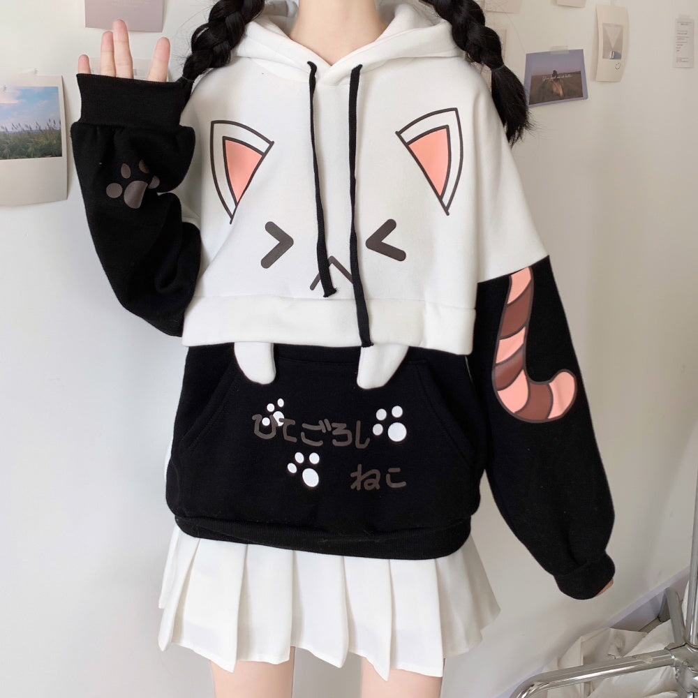 Japanese Anime Cat Hoodie-Kawaii Dream