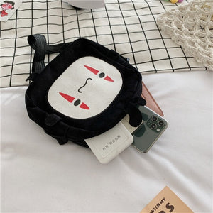 Japanese Anime No-Face Crossbody Small Bag-Kawaii Dream