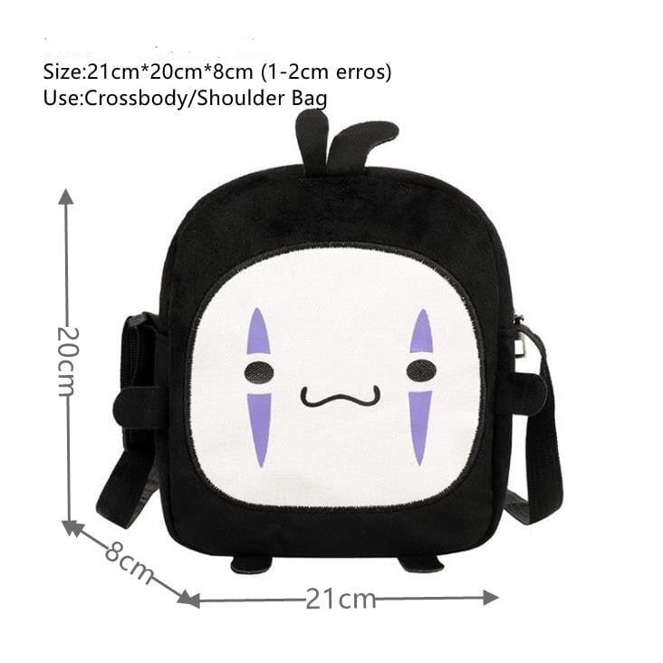 Japanese Anime No-Face Crossbody Small Bag-Kawaii Dream