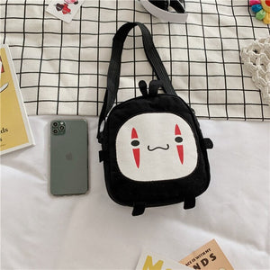 Japanese Anime No-Face Crossbody Small Bag-Kawaii Dream