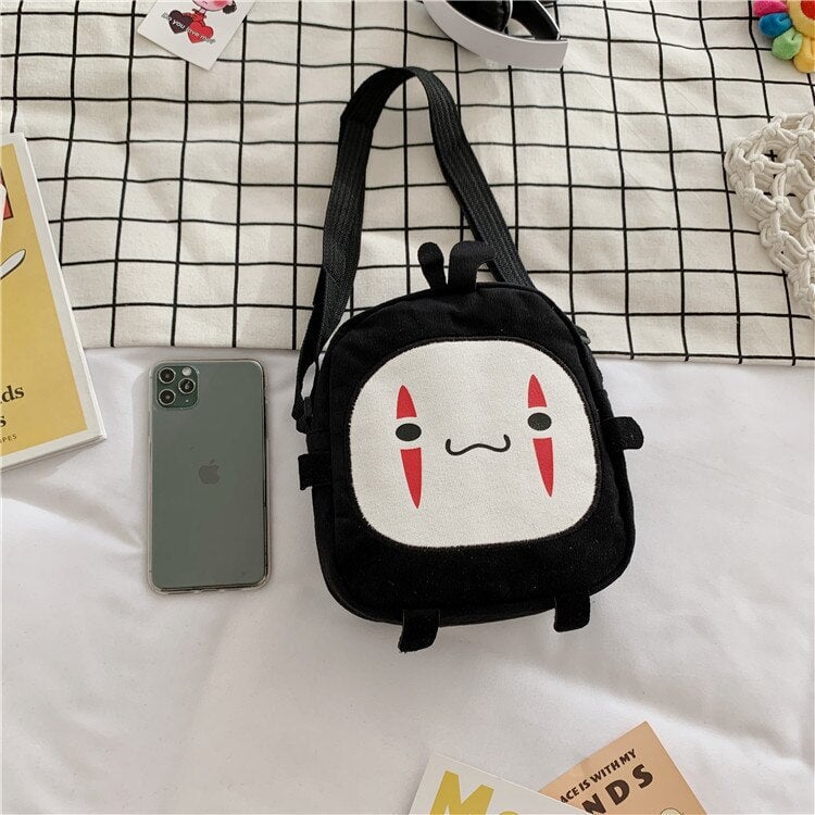 Japanese Anime No-Face Crossbody Small Bag-Kawaii Dream