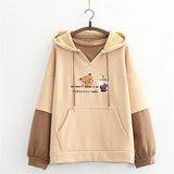 Japanese Bubble Tea Bear Hoodies-Kawaii Dream
