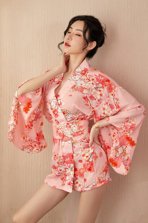 Japanese Cherry Blossom Sakura Pink Kimono-Kawaii Dream