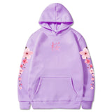Japanese Cherry Sakura Hoodies Long Sleeve-Kawaii Dream