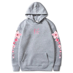 Japanese Cherry Sakura Hoodies Long Sleeve-Kawaii Dream