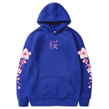 Japanese Cherry Sakura Hoodies Long Sleeve-Kawaii Dream