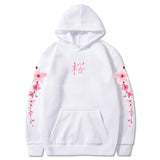 Japanese Cherry Sakura Hoodies Long Sleeve-Kawaii Dream