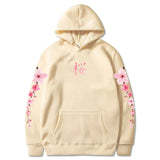 Japanese Cherry Sakura Hoodies Long Sleeve-Kawaii Dream
