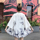 Japanese Classic Crane Design Kimono-Kawaii Dream