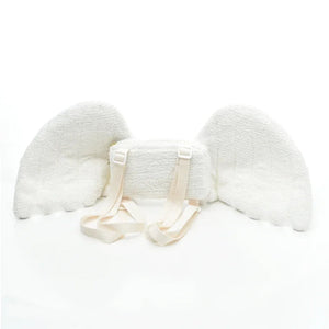 Japanese Cute Angel Wings Plush Mini Backpack-Kawaii Dream
