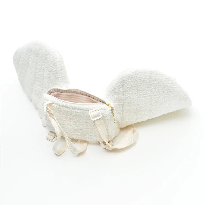 Japanese Cute Angel Wings Plush Mini Backpack-Kawaii Dream