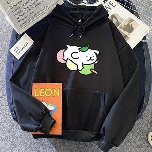 Japanese Dango Luckie the Dog Unisex Hoodie-Kawaii Dream