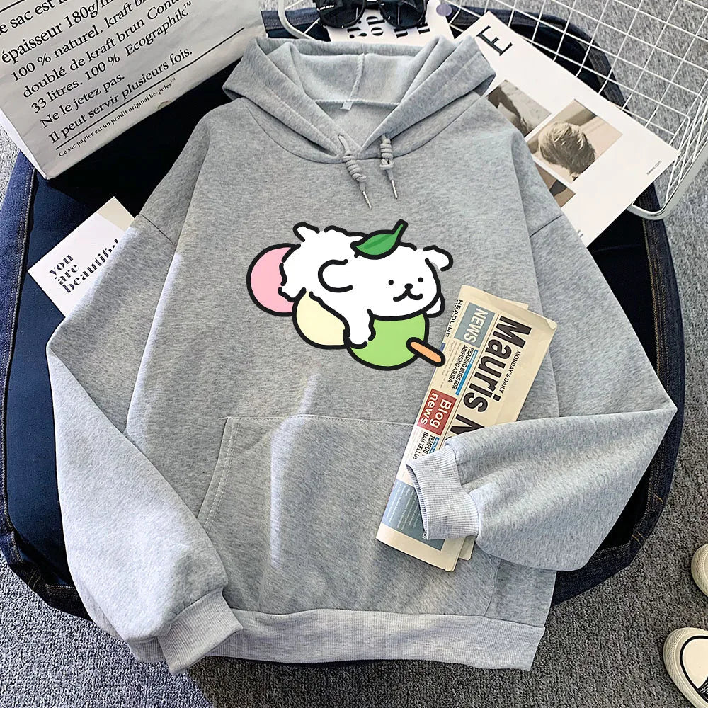 Japanese Dango Luckie the Dog Unisex Hoodie-Kawaii Dream