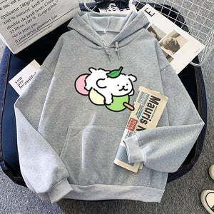 Japanese Dango Luckie the Dog Unisex Hoodie-Kawaii Dream