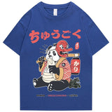 Japanese Fat Samurai Panda Unisex Tee-Kawaii Dream
