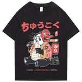 Japanese Fat Samurai Panda Unisex Tee-Kawaii Dream
