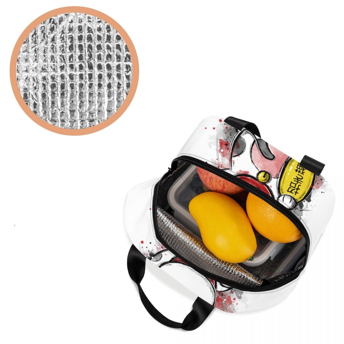 Japanese Fortune Cat Lunch Bag Set-Kawaii Dream