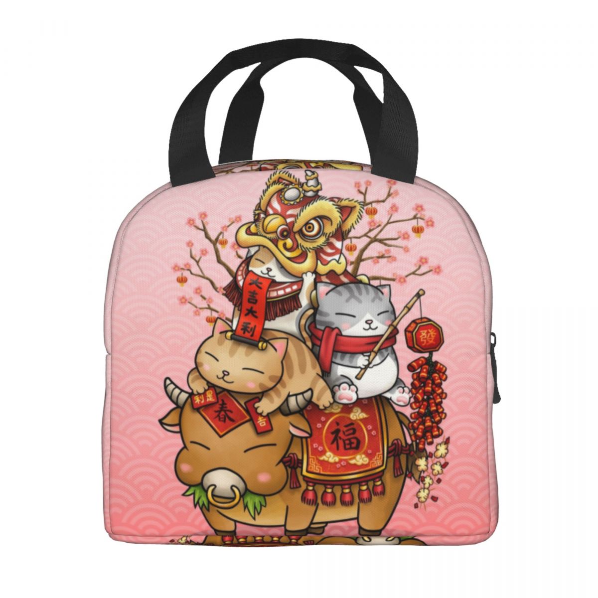 Japanese Fortune Cat Lunch Bag Set-Kawaii Dream