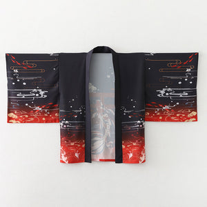 Japanese Great Koi of Torii Gate Women's Kimono Cardigan-Kawaii Dream