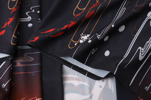 Japanese Great Koi of Torii Gate Women's Kimono Cardigan-Kawaii Dream