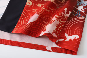 Japanese Great Koi of Torii Gate Women's Kimono Cardigan-Kawaii Dream