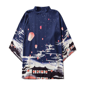 Japanese Great Wave off Kanagawa Dragons Kois Kimono-Kawaii Dream