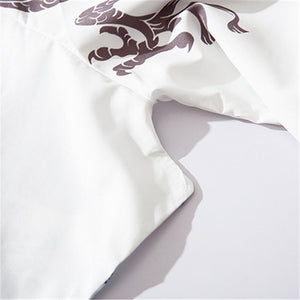 Japanese Great Wave off Kanagawa Dragons Kois Kimono-Kawaii Dream