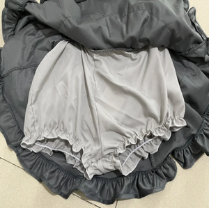 Japanese Harajuku Gray White Bunny Ruffled Skirt Top-Kawaii Dream