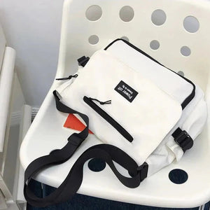 Japanese Harajuku Power Off Simple Crossbody Shoulder Bag-Kawaii Dream