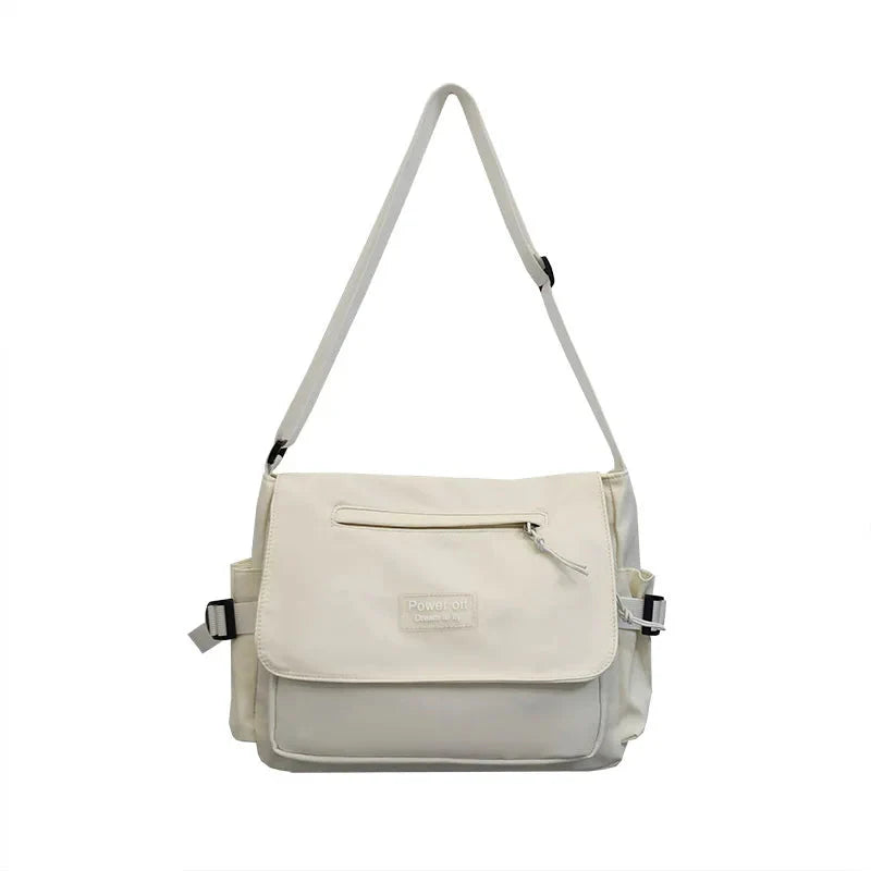 Japanese Harajuku Power Off Simple Crossbody Shoulder Bag-Kawaii Dream