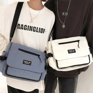 Japanese Harajuku Power Off Simple Crossbody Shoulder Bag-Kawaii Dream