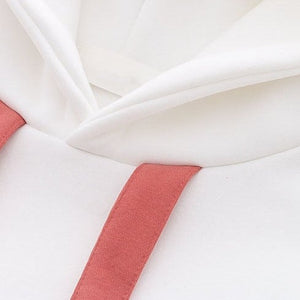 Japanese Kanji Strawberry Print White Black Unisex Hoodies-Kawaii Dream