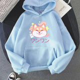 Japanese Kawaii Shiba Inu Unisex Hoodie-Kawaii Dream