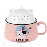 Japanese Kawaiies Instant Noodles Cat Bowl-Kawaii Dream