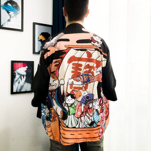 Japanese Kimono Cruise Lucky Cats-Kawaii Dream