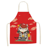 Japanese Lucky Cat Cotton Apron-Kawaii Dream
