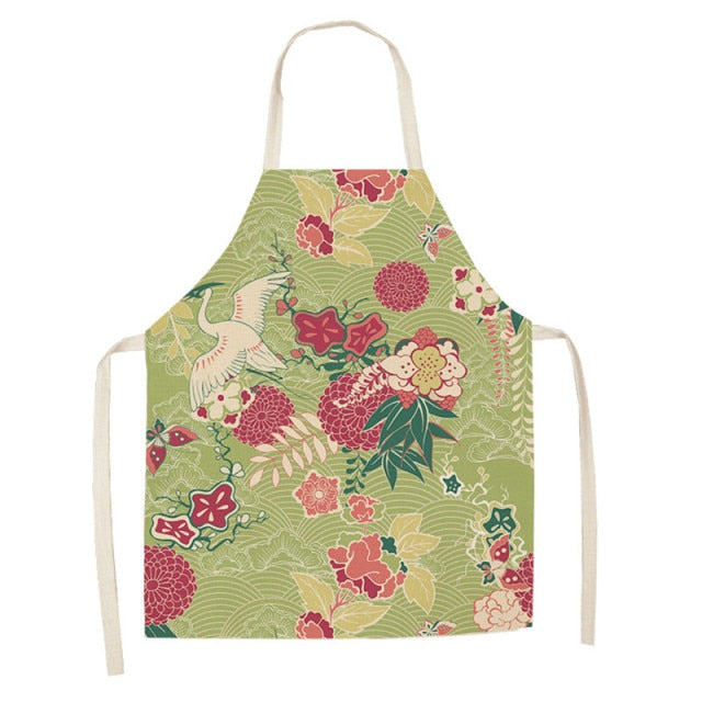 Japanese Lucky Cat Cotton Apron-Kawaii Dream