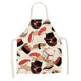 Japanese Lucky Cat Cotton Apron-Kawaii Dream