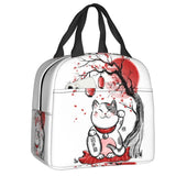 Japanese Lucky Cat Lunch Bag-Kawaii Dream