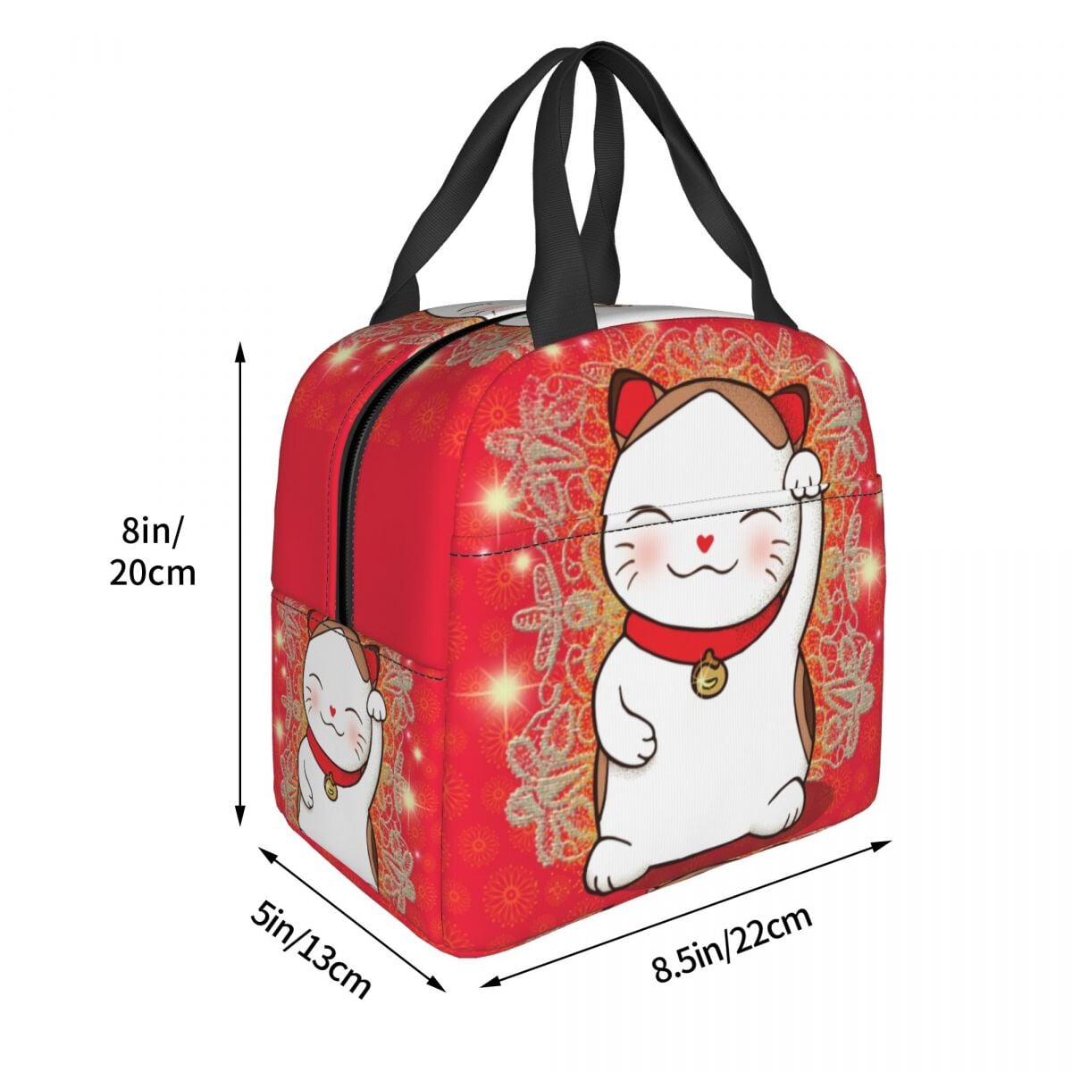 Japanese Lucky Cat Lunch Bag-Kawaii Dream