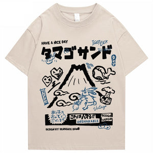 Japanese Mount Fuji Unisex Tee-Kawaii Dream