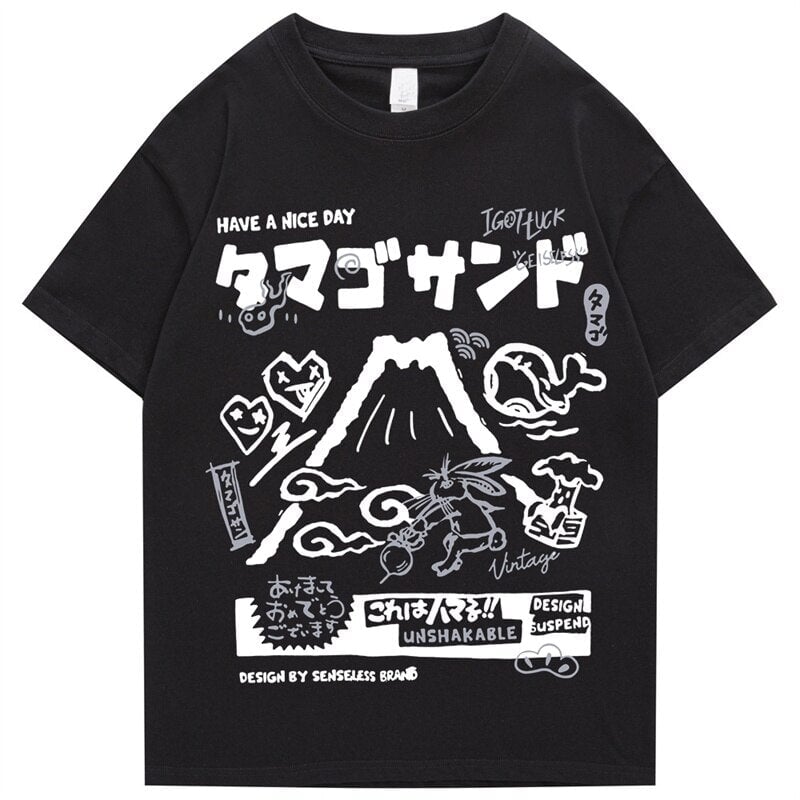 Japanese Mount Fuji Unisex Tee-Kawaii Dream