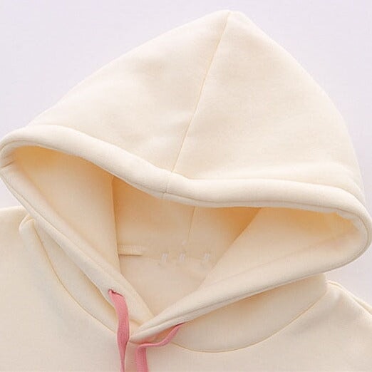 Japanese Peach Milk Carton Bunnies Fleece Hoodies-Kawaii Dream