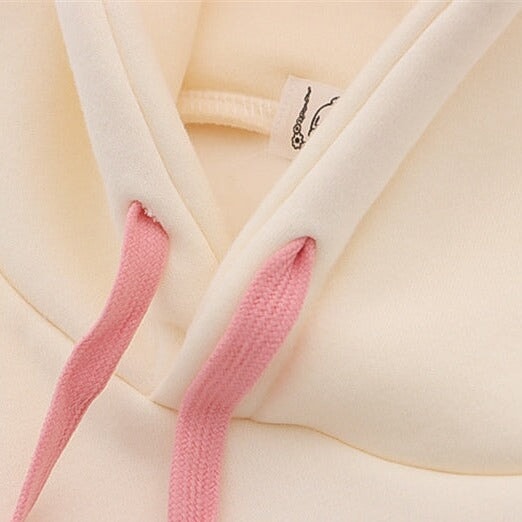 Japanese Peach Milk Carton Bunnies Fleece Hoodies-Kawaii Dream